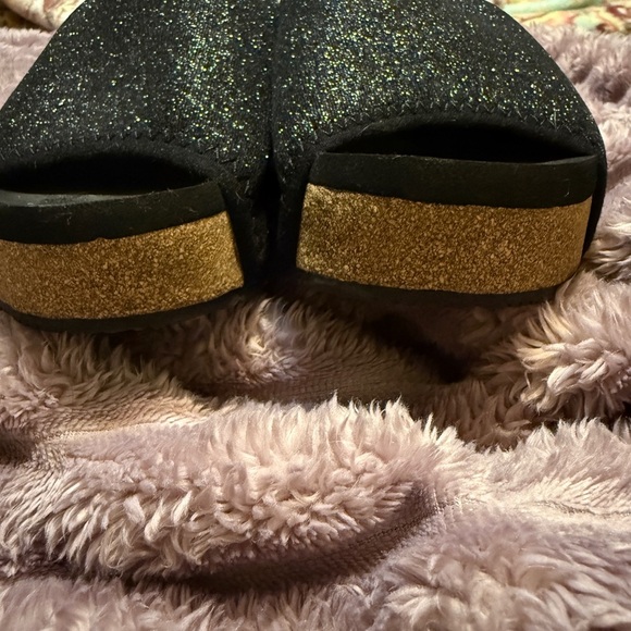 Volatile Black Sparkly Mules‎ - Picture 2 of 5